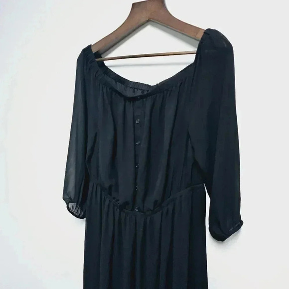 Lane Bryant 18/20 NWT black maxi dress - Picture 9 of 11